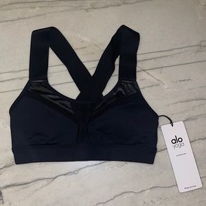 Alo Yoga Equalize Black Bra